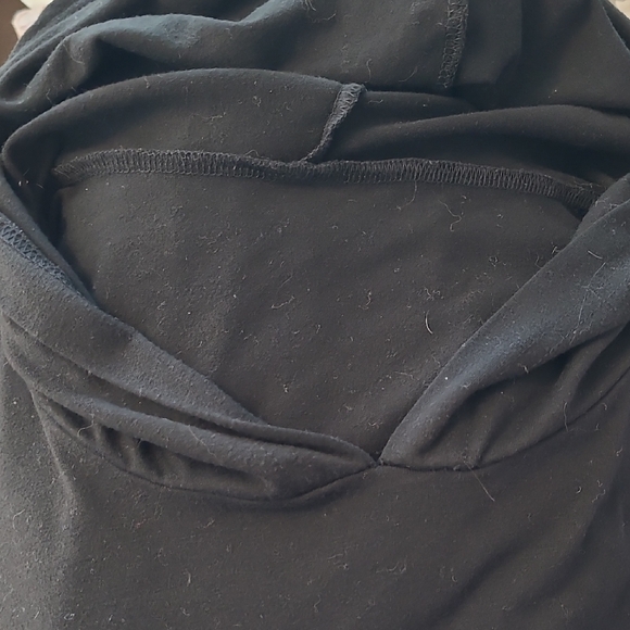 People Give Me The Creeps Skeleton Halloween Hooded Long Sleeve Shirt Womens Med - Picture 12 of 12